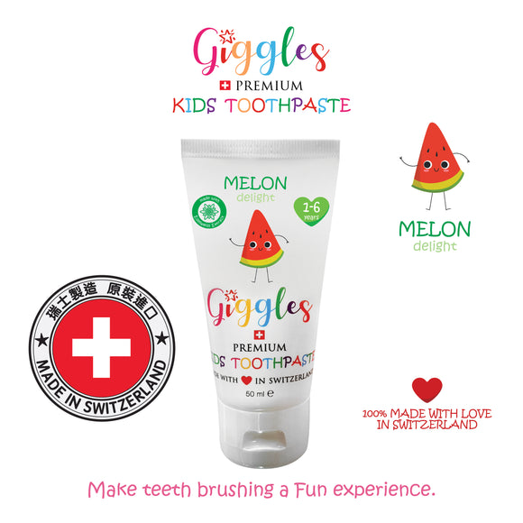 Switzerland Kids Toothpaste - Melon Delight 1-6yrs (50ml)