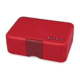 Yumbox Mini Snack Wow Red 3 Compartment Lunch Box