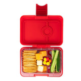Yumbox Mini Snack Wow Red 3 Compartment Lunch Box