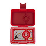 Yumbox Mini Snack Wow Red 3 Compartment Lunch Box