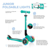 Globber Junior Foldable Lights - Navy Blue (2y - 6y)
