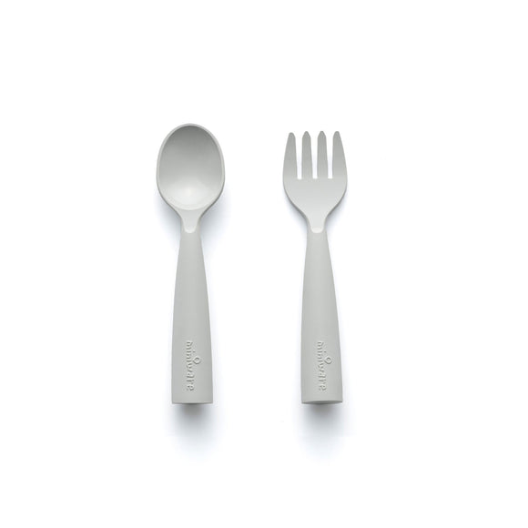 Miniware My First Cutlery Set in PLA Dove Grey